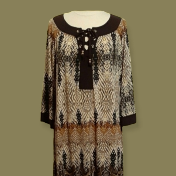 Curations Snake Skin Animal Print Dress - Picture 10 of 16